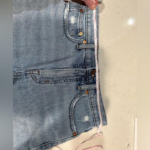 Madewell High-rise Mid-length Denim Shorts - SZ 26 - Picture 4 of 5